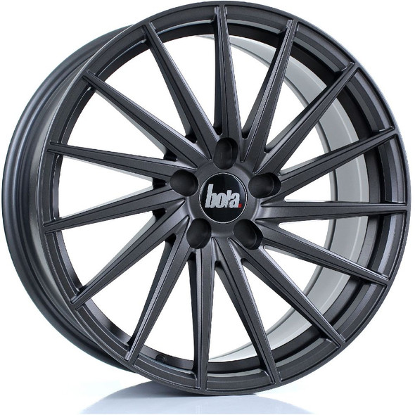 BOLA ZFR 19x8.5 5x108 MATT GUNMETAL Custom Offset: ET25 TO ET45 www.srbpower.com