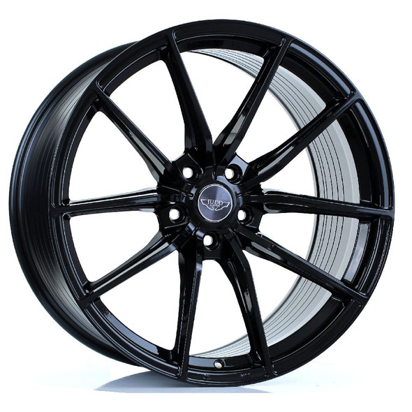 JUDD MODEL THREE 20x10 5x112 GLOSS BLACK Custom Offset: ET42 TO ET45 www.srbpower.com