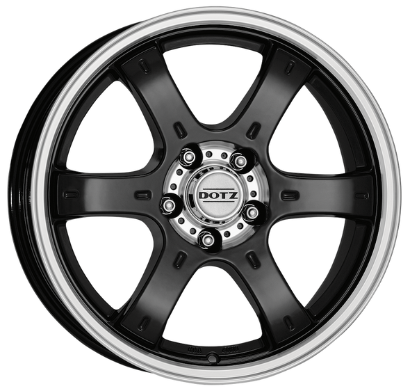 Dotz Suzuka Dark 20x10 ET35 5x120 Black / Polished