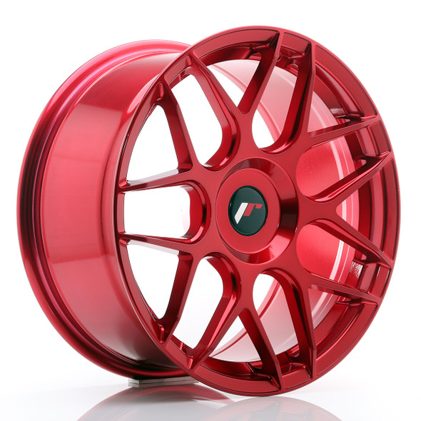 JR Wheels JR18 18x8.5 ET25-45 BLANK Platinum Red