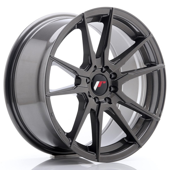 JR Wheels JR21 17x8 ET35 5x100/114 Hyper Gray www.srbpower.com