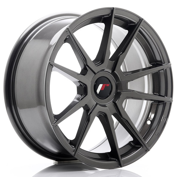 JR Wheels JR21 17x8 ET35 CUSTOM PCD Hyper Gray www.srbpower.com