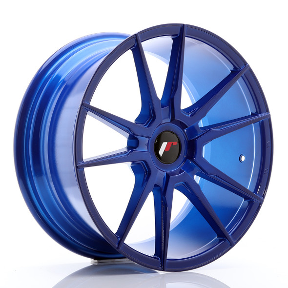 JR Wheels JR21 18x8.5 ET20-40 BLANK Platinum Blue