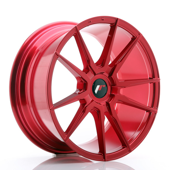 JR Wheels JR21 18x8.5 ET30-40 BLANK Platinum Red