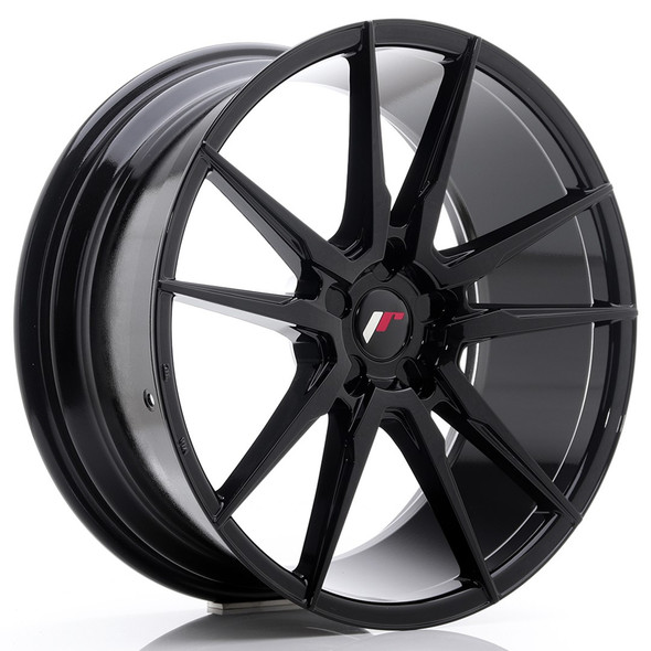 JR Wheels JR21 20x8.5 ET40 5H CUSTOM PCD Glossy Black www.srbpower.com