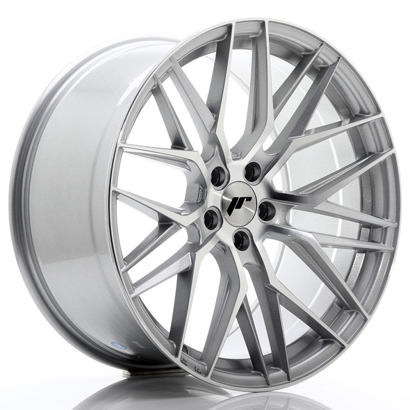 JR Wheels JR28 20x10 ET40 5x120 Silver Machined Face www.srbpower.com