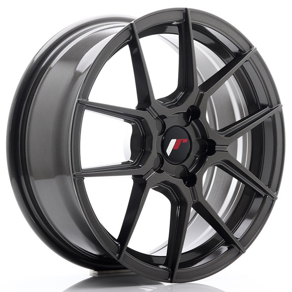 JR Wheels JR30 17x7 ET20-40 5H CUSTOM PCD Hyper Gray www.srbpower.com