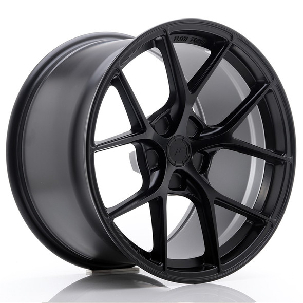 JR Wheels SL01 18x10.5 ET25-38 5H CUSTOM PCD Matt Black www.srbpower.com