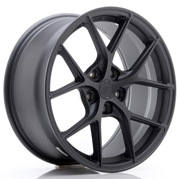 JR Wheels SL01 18x8.5 ET35 5x120 Matt Gun Meta www.srbpower.com