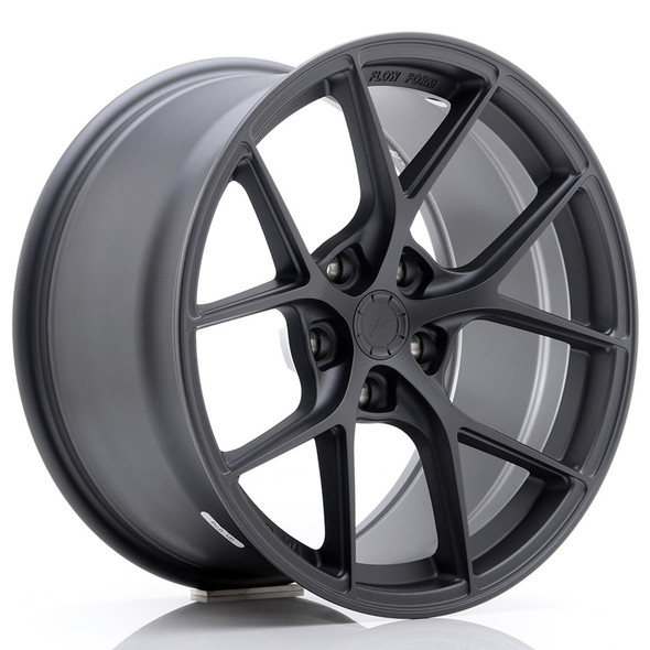 JR Wheels SL01 18x9.5 ET38 5x120 Matt Gun Metal www.srbpower.com