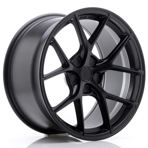 JR Wheels SL01 18x9.5 ET25-38 5H CUSTOM PCD Matt Black www.srbpower.com