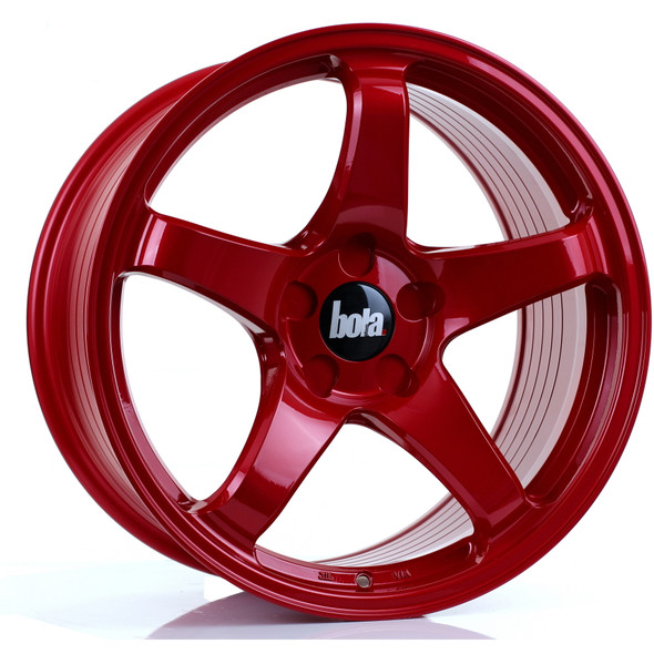 Bola B2R 18x9.5 5x110 Candy Red CUSTOM OFFSET: ET30 TO 45 www.srbpower.com