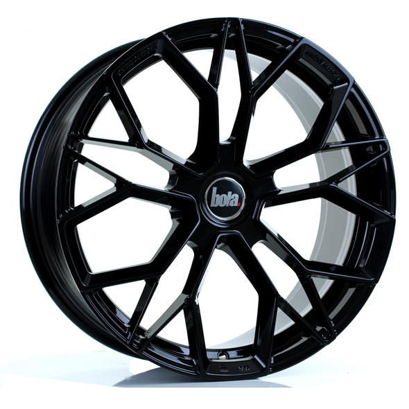 Bola FLF 19x8.5 5x110 Gloss Black CUSTOM OFFSET: ET42 TO 50 www.srbpower.com