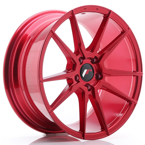 JR Wheels JR21 18x8.5 ET40 5x1143 Platinum Red www.srbpower.com