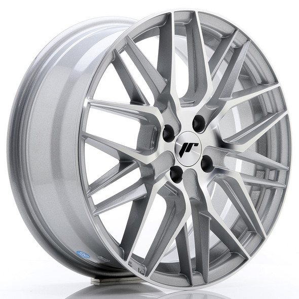 JR Wheels JR28 17x7 ET35 4x108 Silver Machined Face www.srbpower.com