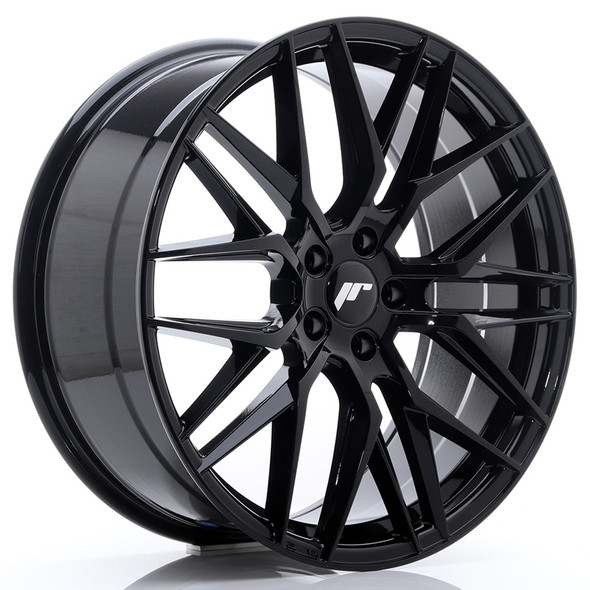 JR Wheels JR28 20x8.5 ET40 5x1143 Glossy Black www.srbpower.com