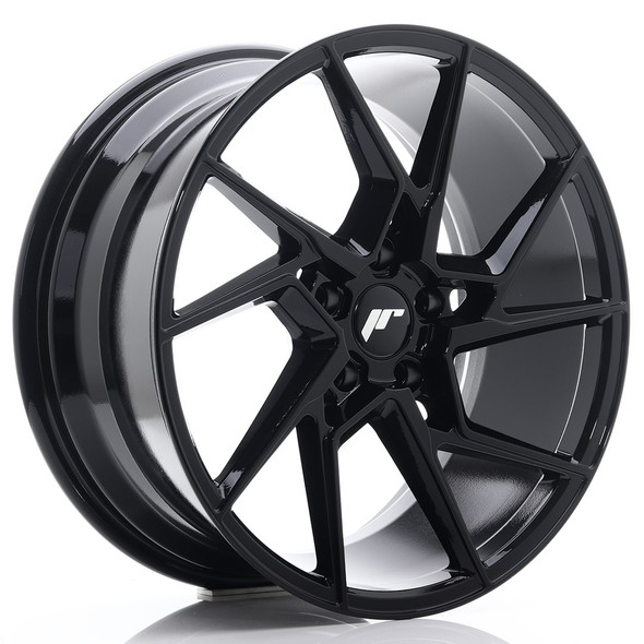 JR Wheels JR33 19x8.5 ET35 5x112 Gloss Black www.srbpower.com