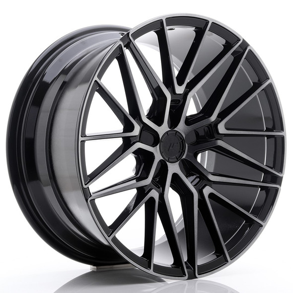 JR Wheels JR38 20x10 ET20-45 5H CUSTOM PCD Black Brushed w/Tinted Face www.srbpower.com