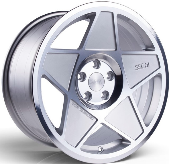 3SDM 0.05 17 inch 5x114.3 Silver Cut www.srbpower.com