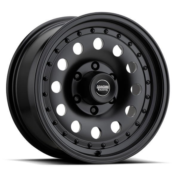 American Racing AR62 OUTLAW II 16x10 ET-25 8x170 130.81mm SATIN BLACK (Load Rated 1406kg)