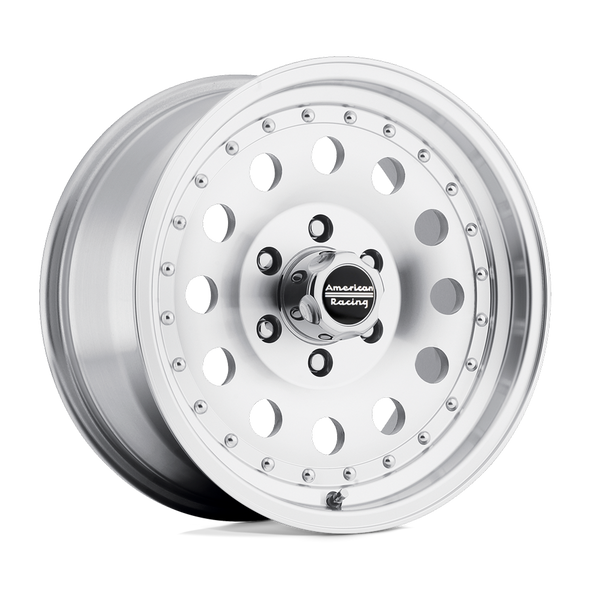 American Racing AR62 OUTLAW II 17x8 ET30 6x139.7 78.10mm MACHINED W/ CLEAR COAT (Load Rated 1134kg)