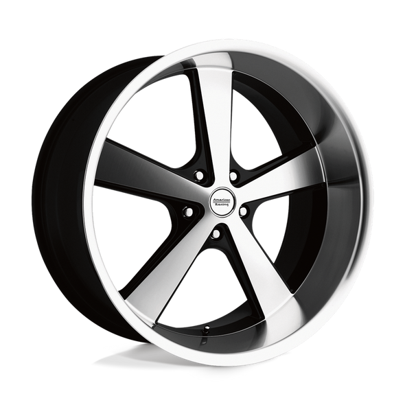 American Racing VN701 NOVA 22x11 ET18 5x127 78.10mm GLOSS BLACK MACHINED (Load Rated 726kg)