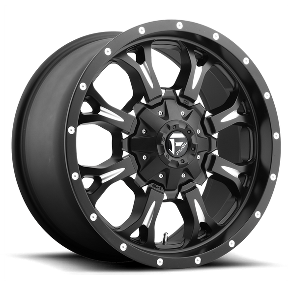 Fuel D517 KRANK 17x9 ET01 5x127/139.7 87.10mm MATTE BLACK MILLED (Load Rated 1134kg)