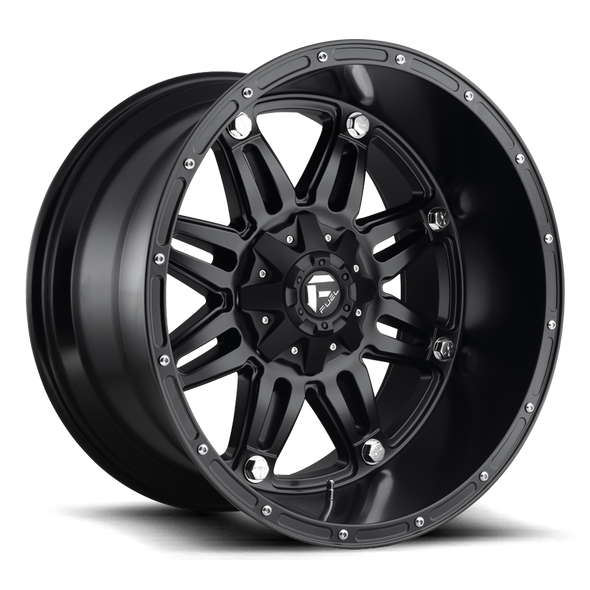 Fuel D531 HOSTAGE 17x9 ET01 8x165.1 125.10mm MATTE BLACK (Load Rated 1587kg)