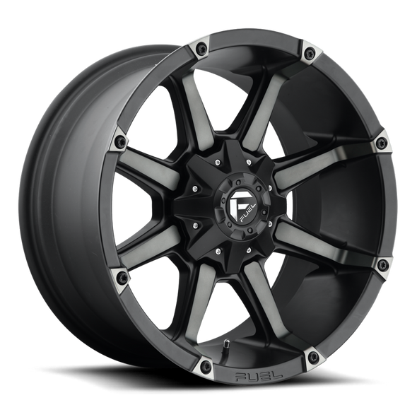 Fuel D556 COUPLER 20x9 ET20 5x139.7/150 110.10mm MATTE BLACK DOUBLE DARK TINT (Load Rated 1134kg)