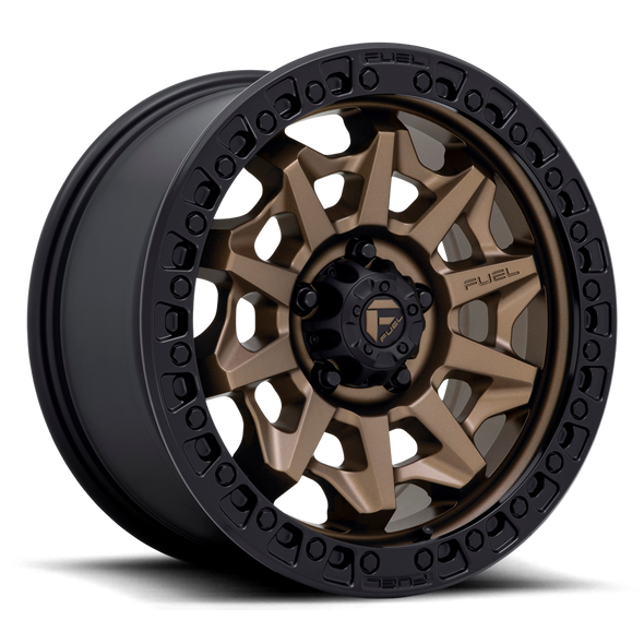 Fuel D696 COVERT 15x8 ET-19 5x114.3 72.56mm MATTE BRONZE BLACK BEAD RING (Load Rated 1134kg)