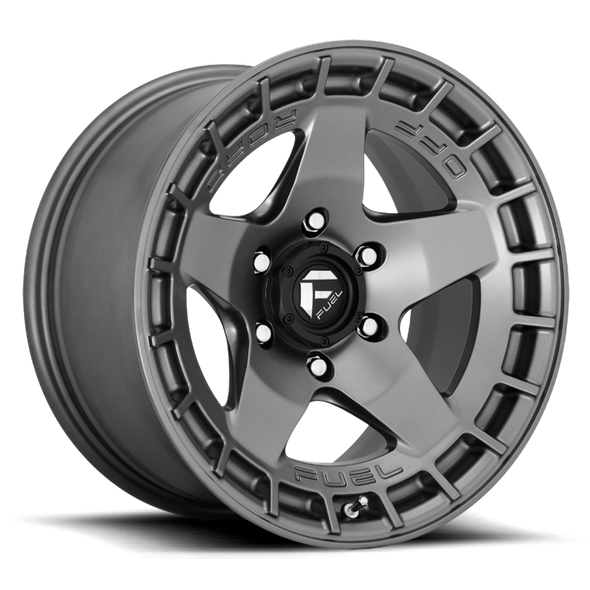 Fuel D734 WARP 17x9 ET-12 6x139.7 106.10mm MATTE GUN METAL (Load Rated 1134kg)