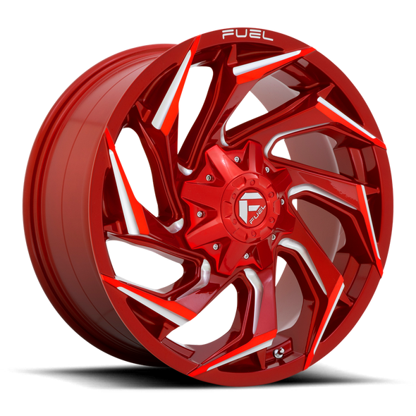 Fuel D754 REACTION 20x9 ET01 5x139.7/150 110.10mm CANDY RED MILLED (Load Rated 1134kg)
