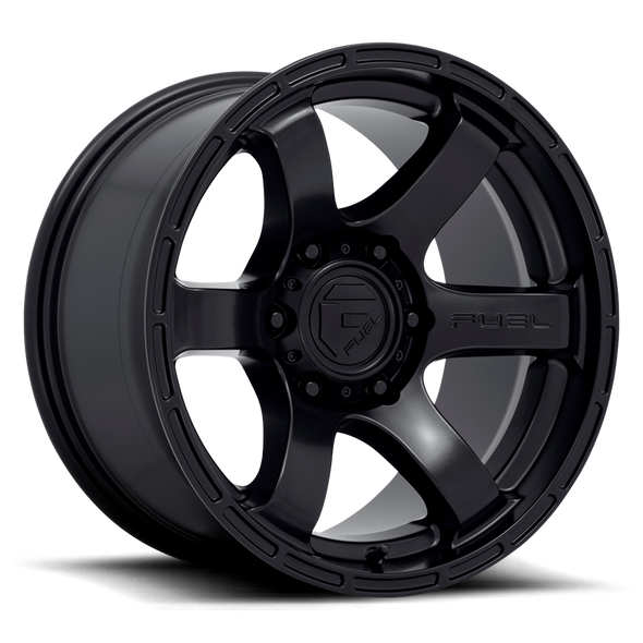 Fuel D766 RUSH 18x9 ET-12 6x139.7 106.10mm SATIN BLACK (Load Rated 1134kg)