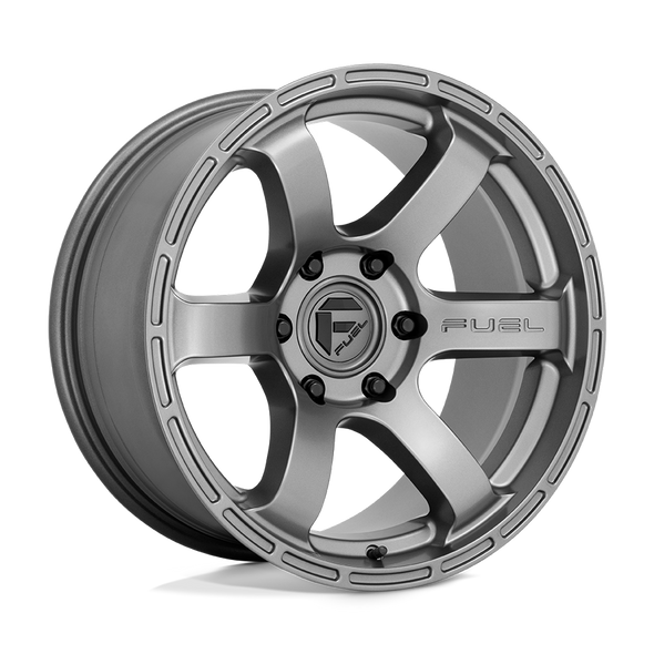 Fuel D767 RUSH 18x9 ET01 6x139.7 106.10mm MATTE GUN METAL (Load Rated 1134kg)