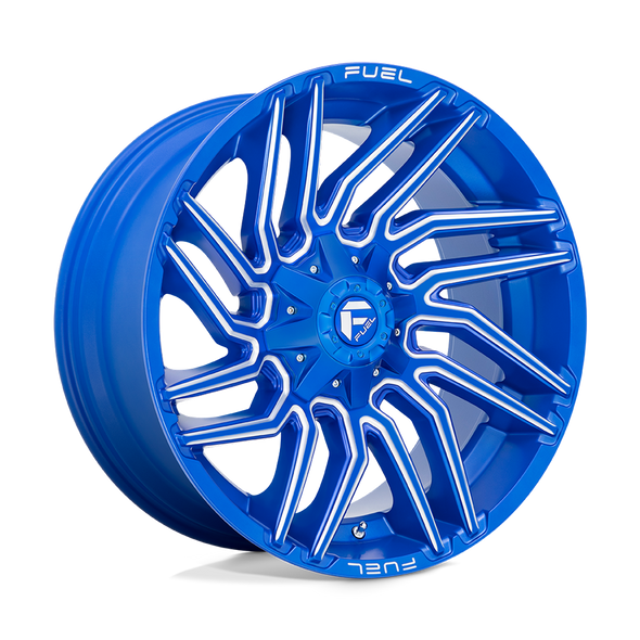 Fuel D774 TYPHOON 22x10 ET-18 5x114.3/127 78.10mm ANODIZED BLUE MILLED (Load Rated 1134kg)