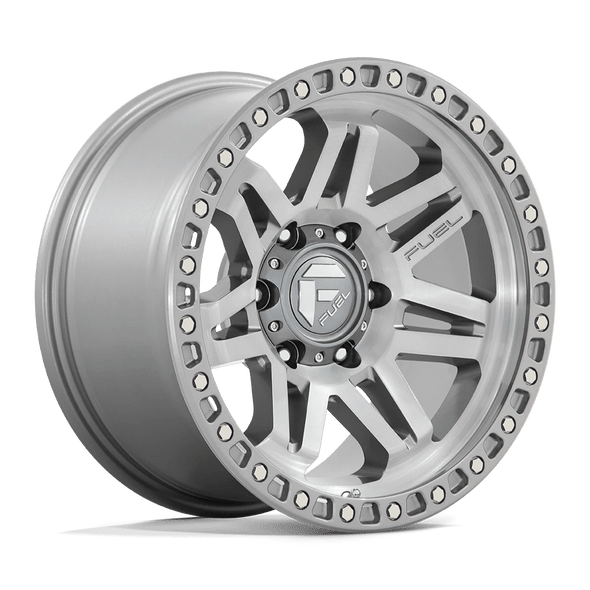 Fuel D812 SYNDICATE 17x9 ET-12 6x139.7 106.10mm PLATINUM (Load Rated 1134kg)