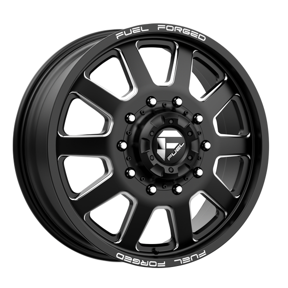 Fuel DE09 FF09D 24x8.25 ET-200 8x200 142.00mm MATTE BLACK MILLED (Load Rated 1134kg) Fuel DE09 FF09D 24x8.25 ET-200 8x200 142.00mm MATTE BLACK MILLED (Load Rated 1134kg)