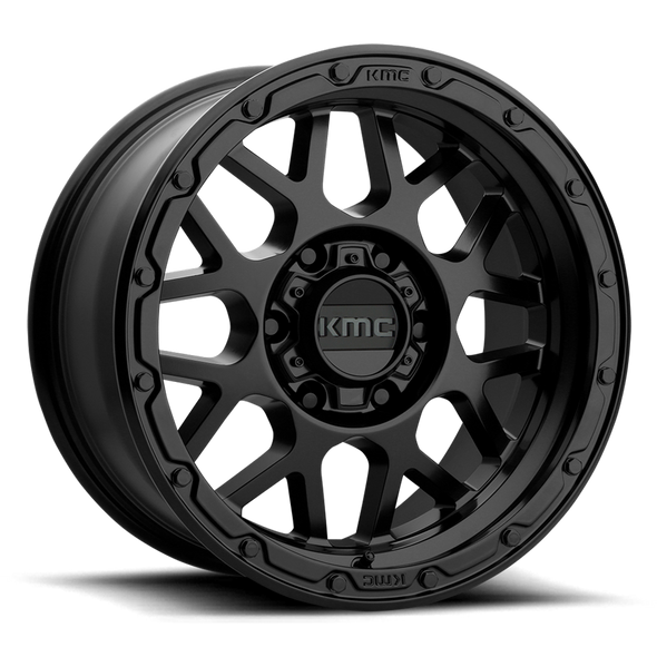 KMC KM535 GRENADE OFF-ROAD 20x9 ET18 5x139.7 78.10mm MATTE BLACK (Load Rated 1134kg)