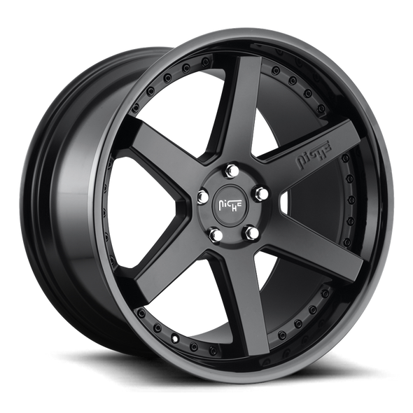 Niche M192 ALTAIR 20x10.5 ET30 5x112 66.56mm GLOSS BLACK MATTE BLACK (Load Rated 862kg)