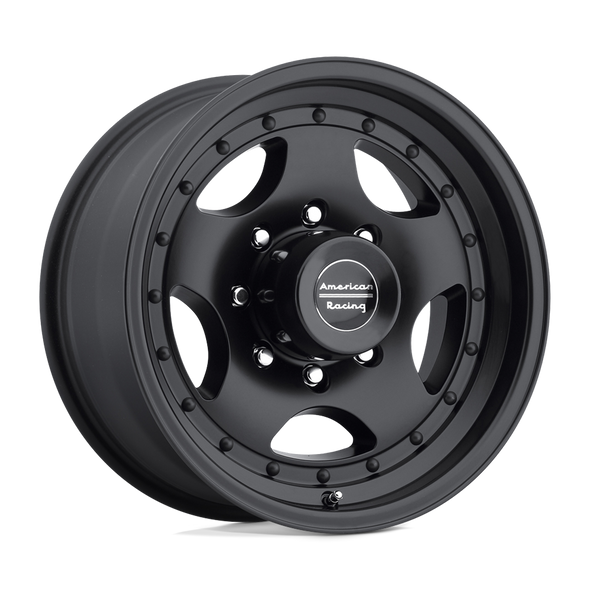 American Racing AR23 16x8 ET0 8x165.1 130.81mm SATIN BLACK W/ CLEAR COAT (Load Rated 1406kg)
