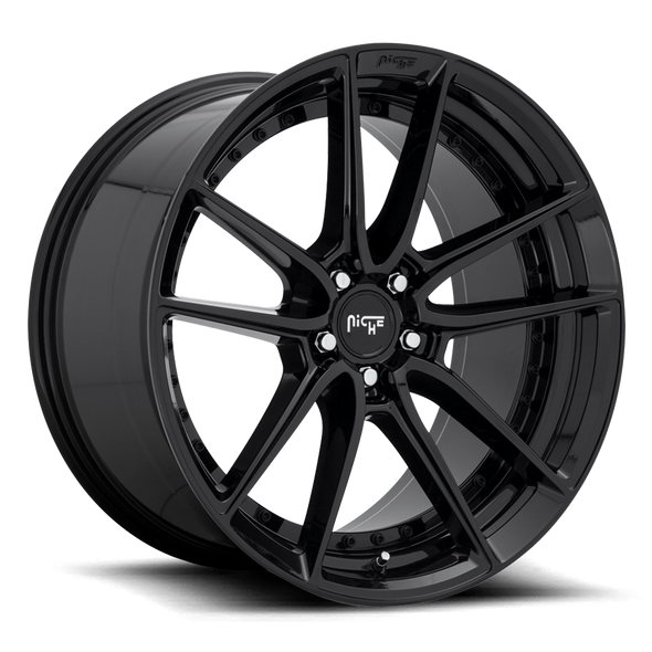 Niche M223 DFS 22x9 ET35 5x120 72.56mm GLOSS BLACK (Load Rated 816kg)