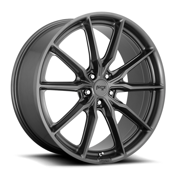 Niche M239 RAINIER 19x8.5 ET33 5x114.3 72.56mm MATTE ANTHRACITE (Load Rated 816kg)