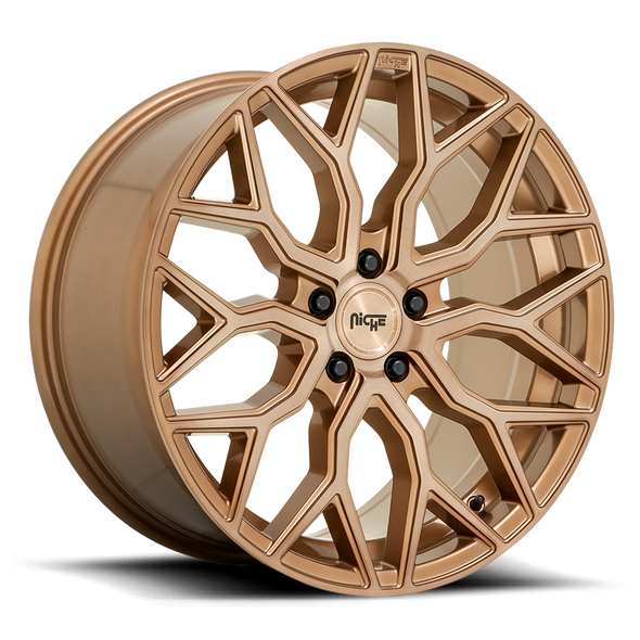 Niche M263 MAZZANTI 19x8.5 ET35 5x120 72.56mm BRONZE BRUSHED (Load Rated 816kg)