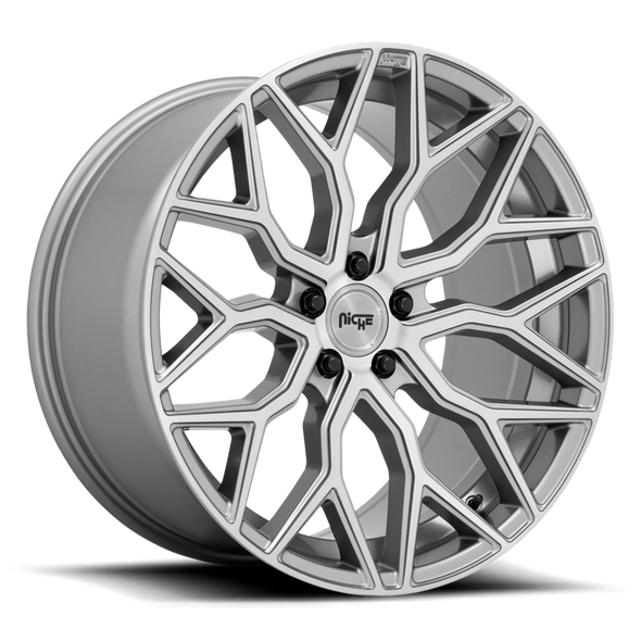 Niche M265 MAZZANTI 20x10.5 ET40 5x112 66.56mm ANTHRACITE BRUSHED TINT CLEAR (Load Rated 816kg)