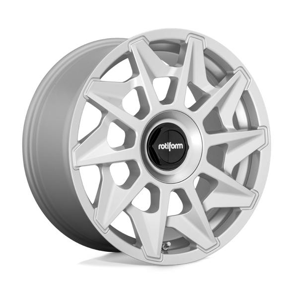 Rotiform R124 CVT 19x8.5 ET45 5x112 66.56mm GLOSS SILVER (Load Rated 726kg)