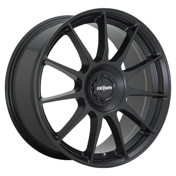Rotiform R168 DTM 19x8.5 ET35 5x108/114.3 72.56mm SATIN BLACK (Load Rated 726kg)