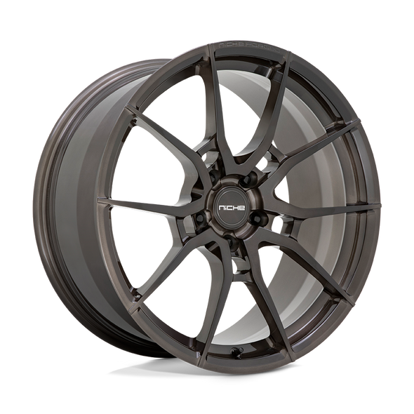 Niche T111 KANAN 20x11 ET43 5x120 72.56mm BRUSHED CANDY SMOKE (Load Rated 726kg)