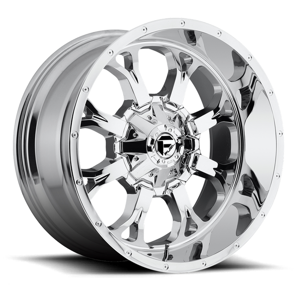 Fuel D516 KRANK 20x9 ET01 6x135/139.7 106.10mm CHROME PLATED (Load Rated 1134kg)