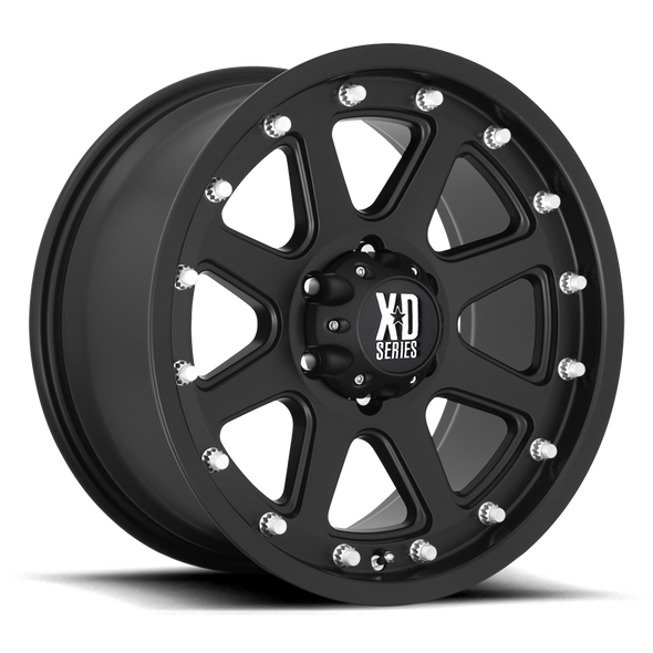 XD XD798 ADDICT 17x9 ET18 6x114.3 72.56mm MATTE BLACK (Load Rated 998kg)