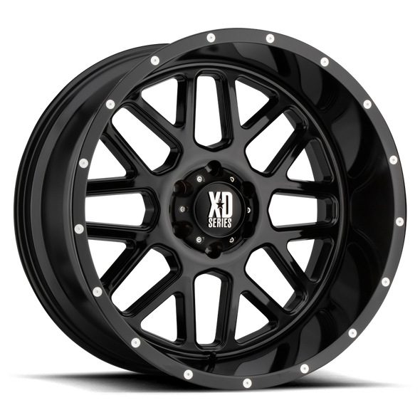 XD XD820 GRENADE 22x10 ET-24 5x127 78.10mm GLOSS BLACK (Load Rated 1134kg)